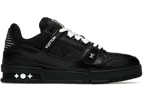 louis vuitton black trainer|louis vuitton monogram trainers.